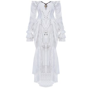 achetez pas cher PUNK RAVE Robe ‘Duchess’ Blanche 23