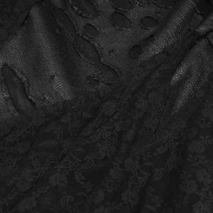 DEVIL FASHION Robe Gothique ‘Dragon Spine’ Noire à prix réduits 51
