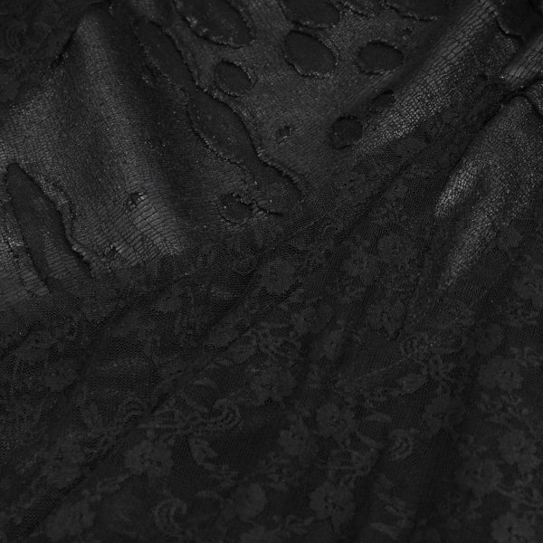 DEVIL FASHION Robe Gothique ‘Dragon Spine’ Noire à prix réduits 18
