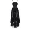 REMISE allant DEVIL FASHION Robe Gothique ‘Narcissa’ Noire 62