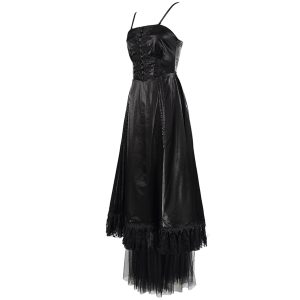 REMISE allant DEVIL FASHION Robe Gothique ‘Narcissa’ Noire 41