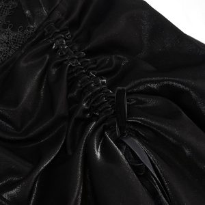 REMISE allant DEVIL FASHION Robe Gothique ‘Narcissa’ Noire 45