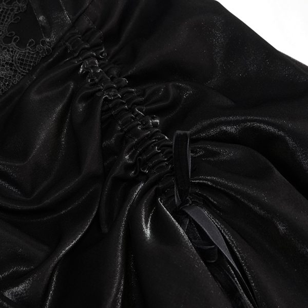 REMISE allant DEVIL FASHION Robe Gothique ‘Narcissa’ Noire 15