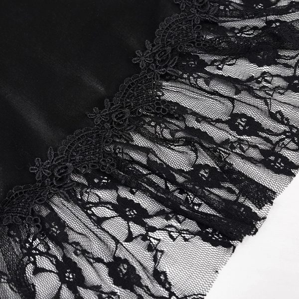 REMISE allant DEVIL FASHION Robe Gothique ‘Narcissa’ Noire 18