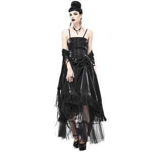 REMISE allant DEVIL FASHION Robe Gothique ‘Narcissa’ Noire 27