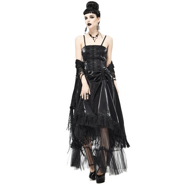 REMISE allant DEVIL FASHION Robe Gothique ‘Narcissa’ Noire 6