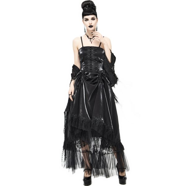 REMISE allant DEVIL FASHION Robe Gothique ‘Narcissa’ Noire 7