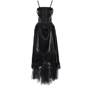 REMISE allant DEVIL FASHION Robe Gothique ‘Narcissa’ Noire 35