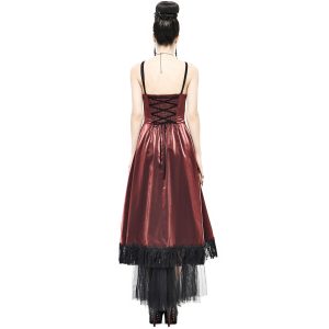 aux meilleurs prix DEVIL FASHION Robe Gothique ‘Narcissa’ Rouge 24