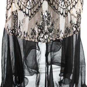 Eva Lady Robe Longue En Dentelle Transparente Et Mousseline… pas cher en ligne 39