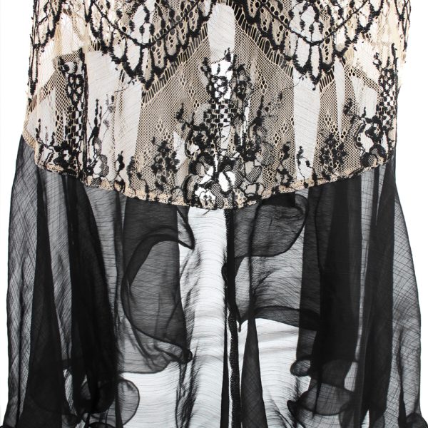 Eva Lady Robe Longue En Dentelle Transparente Et Mousseline… pas cher en ligne 14
