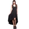 QUEEN OF DARKNESS Robe Longue Noire Avec Dentelle Au Dos garantis authentique 56