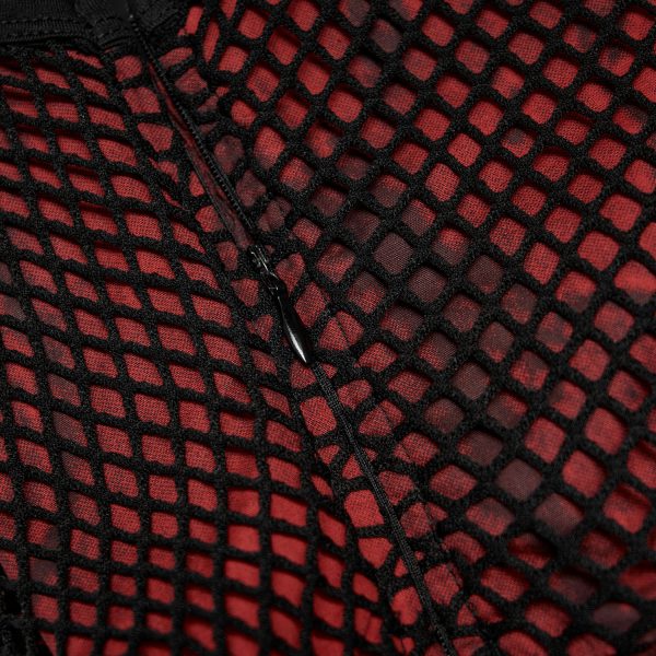 france PUNK RAVE Robe ‘Maelle’ Rouge Et Noire 12