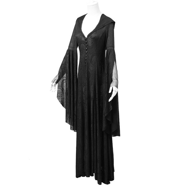 PUNK RAVE Robe-Manteau à Capuche ‘Theatre Of Tragedy’ Noire REMISE 13