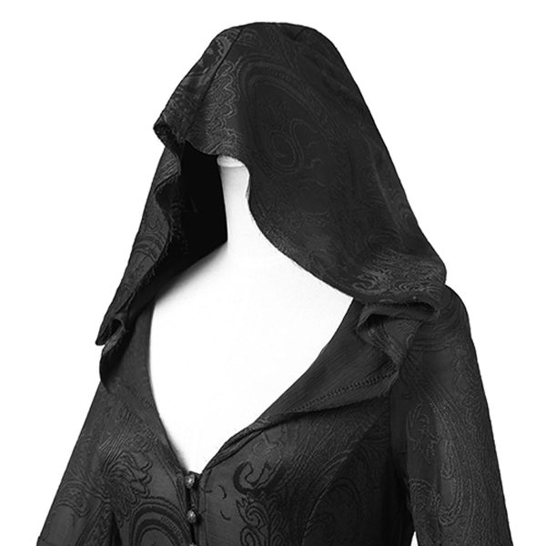 PUNK RAVE Robe-Manteau à Capuche ‘Theatre Of Tragedy’ Noire REMISE 14