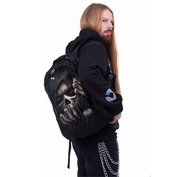 Officielle Spiral Direct Sac à Dos ‘Grim Ripper’ Noir Avec Poche Pour Laptop 3