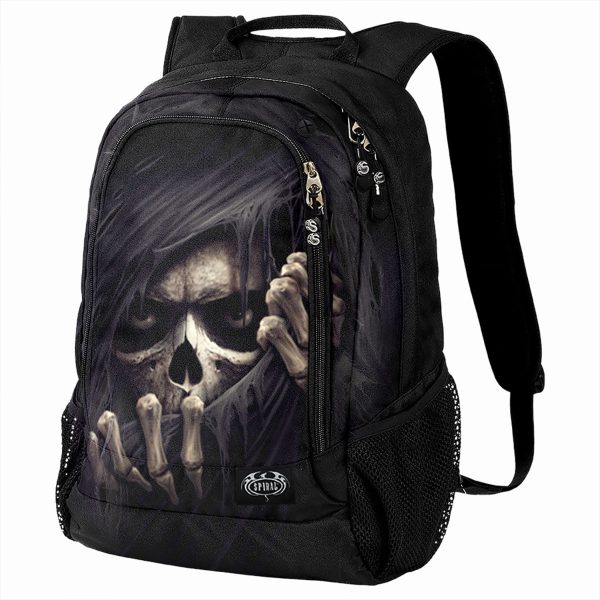 Officielle Spiral Direct Sac à Dos ‘Grim Ripper’ Noir Avec Poche Pour Laptop 4