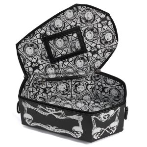 DEVIL FASHION Sac à Main ‘Coffin And Bones’ Noir bas prix 44