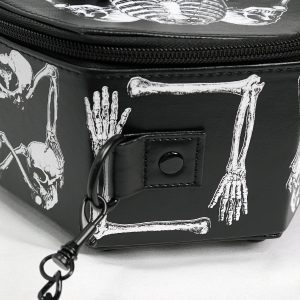 DEVIL FASHION Sac à Main ‘Coffin And Bones’ Noir bas prix 50