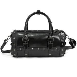 DEVIL FASHION Sac à Main Rectangulaire ‘Skull’ Noir offre spéciale 43