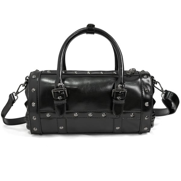 DEVIL FASHION Sac à Main Rectangulaire ‘Skull’ Noir offre spéciale 14