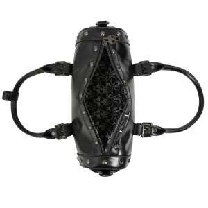 DEVIL FASHION Sac à Main Rectangulaire ‘Skull’ Noir offre spéciale 45