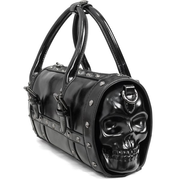 DEVIL FASHION Sac à Main Rectangulaire ‘Skull’ Noir offre spéciale 1