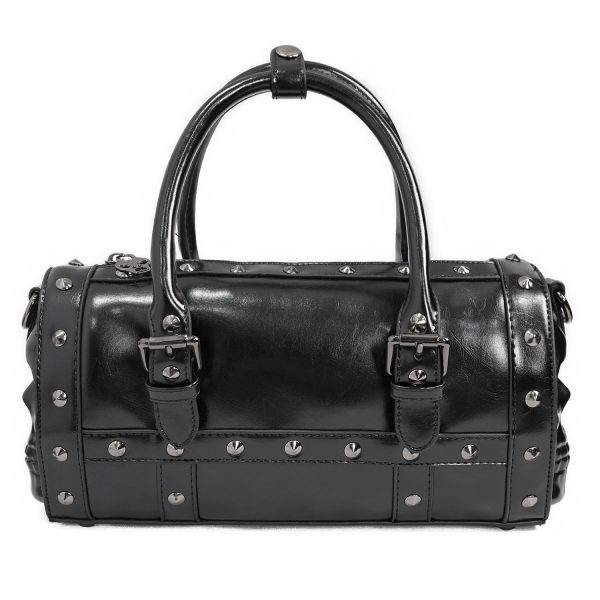 DEVIL FASHION Sac à Main Rectangulaire ‘Skull’ Noir offre spéciale 11