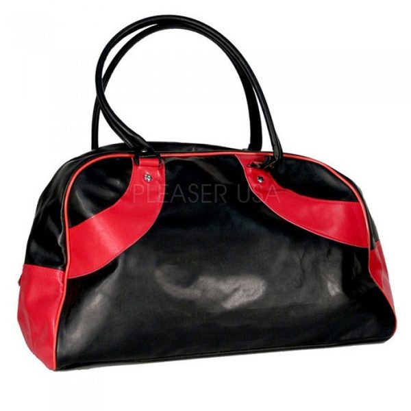 pas cher en ligne Demonia Sac Bowling Noir Et Rouge 1