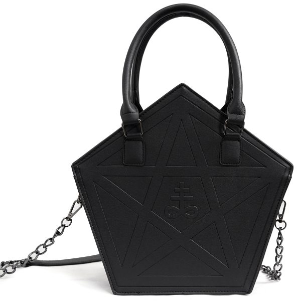 DEVIL FASHION Sac Fourre-Tout ‘Pentagramme’ Noir ultratendance 10