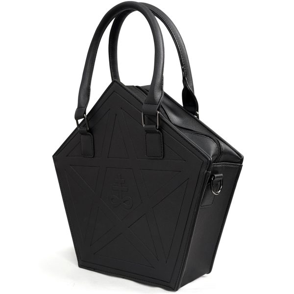 DEVIL FASHION Sac Fourre-Tout ‘Pentagramme’ Noir ultratendance 11