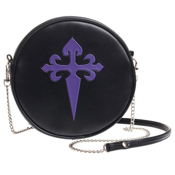 marques de renommée ALCHEMY GOTHIC Sac ‘Gothic Cross’ Noir 1