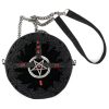 DEVIL FASHION Sac Rond ‘Pentagration’ Noir économies garanties 55
