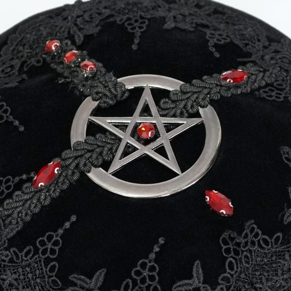 DEVIL FASHION Sac Rond ‘Pentagration’ Noir économies garanties 13