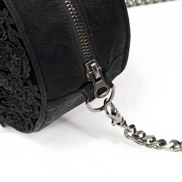 DEVIL FASHION Sac Rond ‘Pentagration’ Noir économies garanties 14