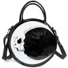 DEVIL FASHION Sac Rond ‘Skull Moon’ Noir Et Blanc meilleur service 58