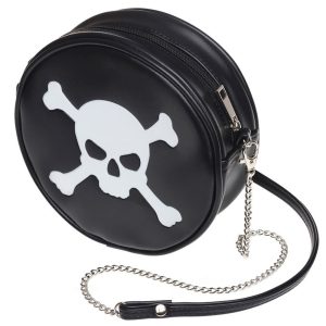ALCHEMY GOTHIC Sac ‘Skull & Crossbones’ Noir magasin france 6