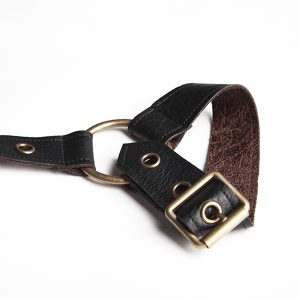 Nouvelle tendance PUNK RAVE Serre-Taille Marron Foncé ‘Dragon Lady’ 42