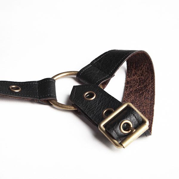 Nouvelle tendance PUNK RAVE Serre-Taille Marron Foncé ‘Dragon Lady’ 15