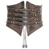 PUNK RAVE Serre-Taille Steampunk ‘Bestia’ Marron mode 52