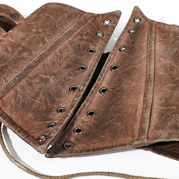 PUNK RAVE Serre-Taille Steampunk ‘Bestia’ Marron mode 14