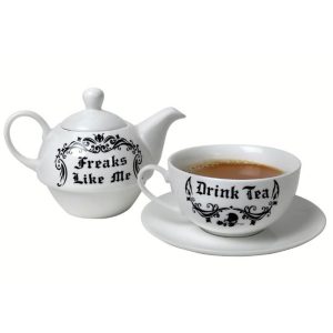destockage ALCHEMY GOTHIC Service à Thé ‘Freaks Like Me Drink Tea’ 8