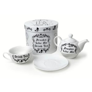 destockage ALCHEMY GOTHIC Service à Thé ‘Freaks Like Me Drink Tea’ 10