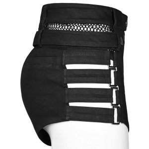 livraison la plus rapide PUNK RAVE Short ‘Control Freak’ Noir 42