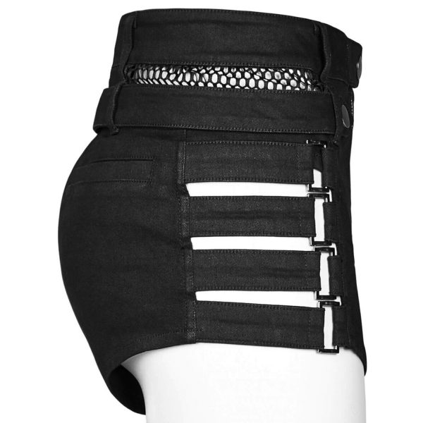 livraison la plus rapide PUNK RAVE Short ‘Control Freak’ Noir 14