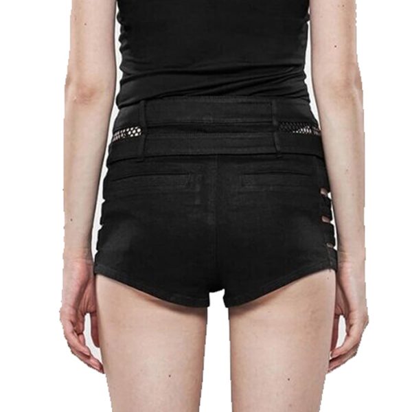 livraison la plus rapide PUNK RAVE Short ‘Control Freak’ Noir 10