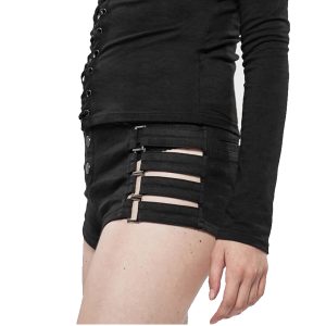 livraison la plus rapide PUNK RAVE Short ‘Control Freak’ Noir 36