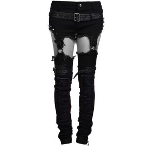 soldes luxe PUNK RAVE Short Et Leg Warmers ‘Furia’ Noirs 46
