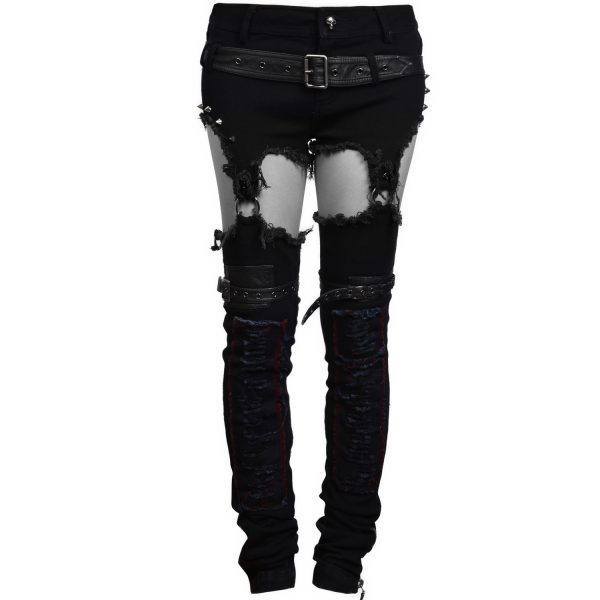 soldes luxe PUNK RAVE Short Et Leg Warmers ‘Furia’ Noirs 14