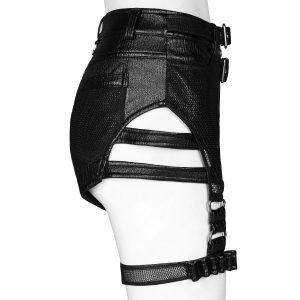 PUNK RAVE Short ‘Furiosa’ Noir solde en ligne 40